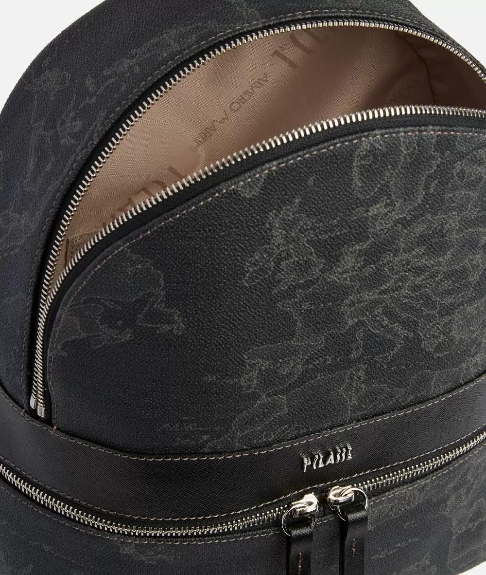 Alviero Martini 1a Classe Geo Black Zaino Medio Con Logo 1A Classe
