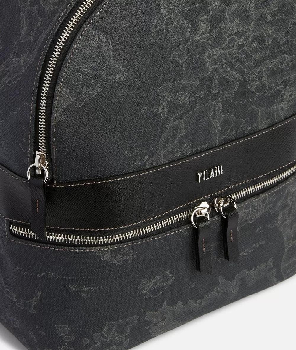 Alviero Martini 1a Classe Geo Black Zaino Medio Con Logo 1A Classe