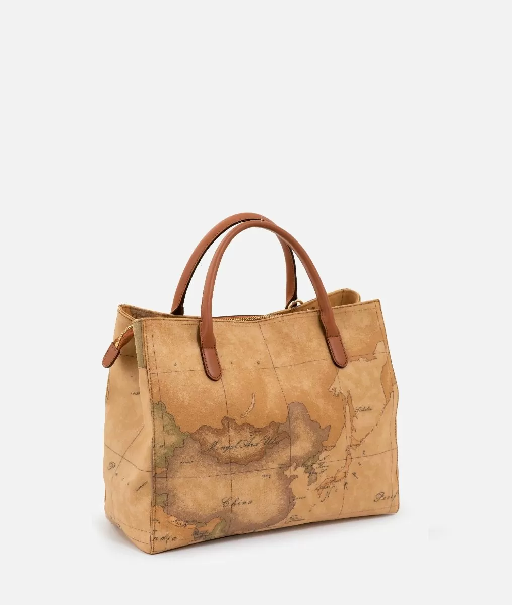 Alviero Martini 1a Classe Geo Classic Borsa A Mano Grande Con Tracolla