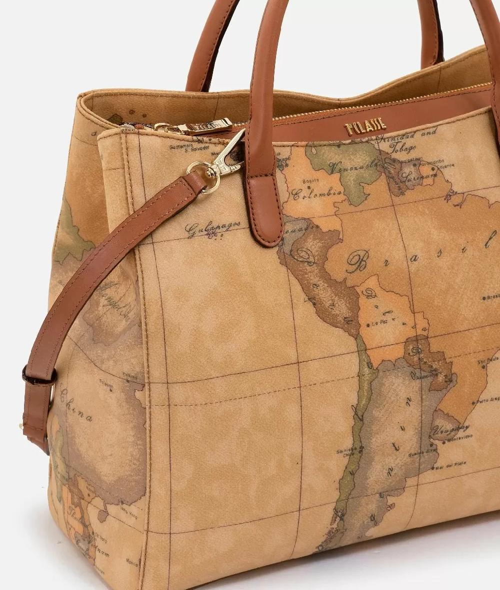 Alviero Martini 1a Classe Geo Classic Borsa A Mano Grande Con Tracolla