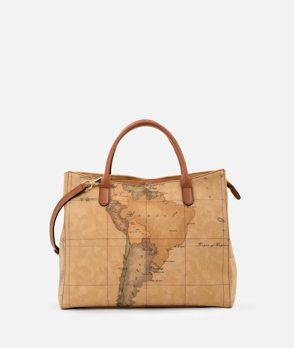 Alviero martini 1a classe Geo Classic borsa a mano grande con tracolla