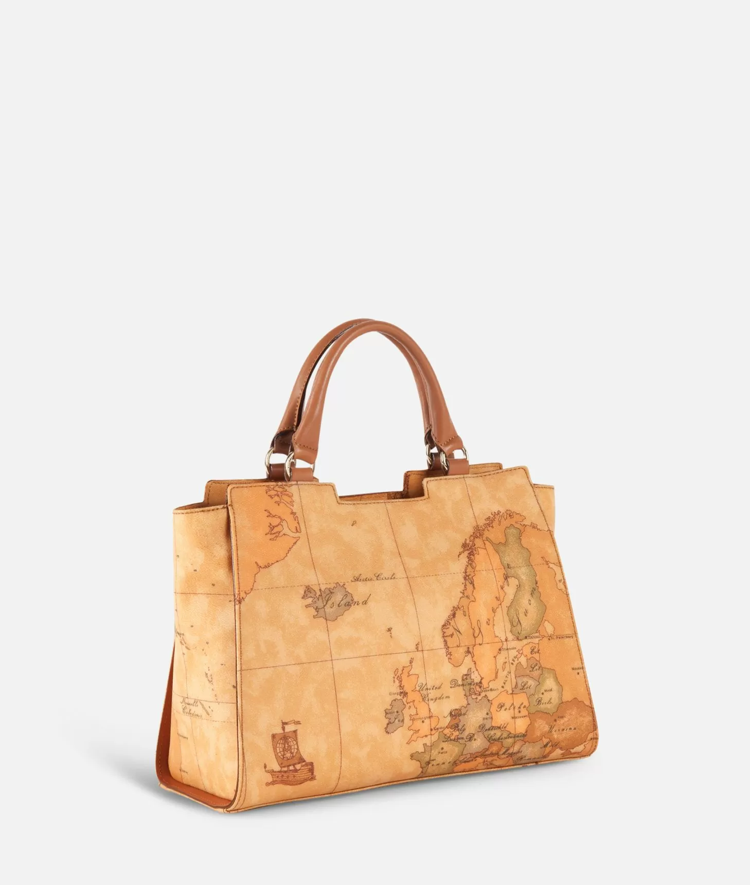Alviero Martini 1a Classe Geo Classic Borsa A Mano Piccola Con Inserto Centrale