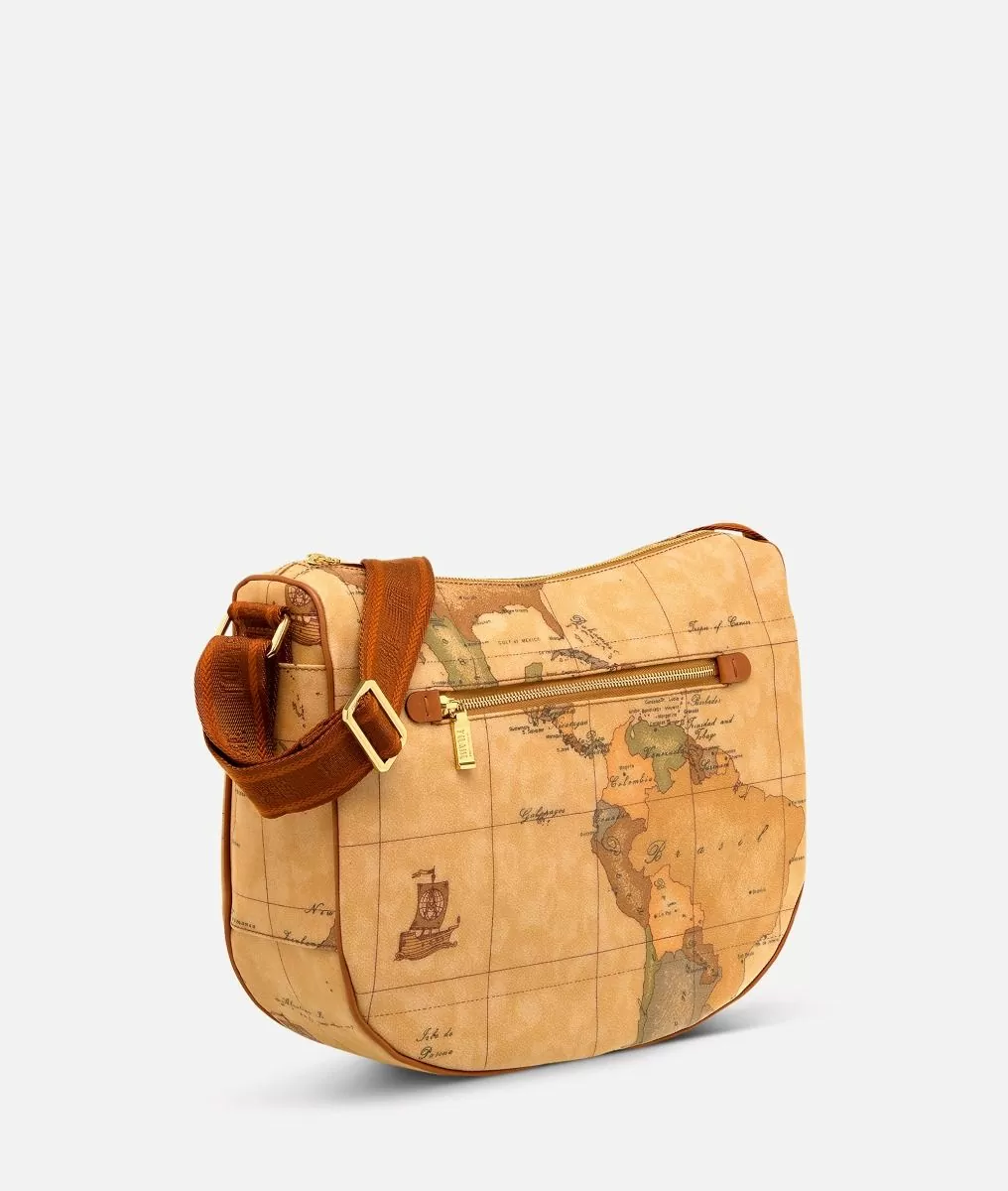 Alviero Martini 1a Classe Geo Classic Borsa Media A Mezzaluna