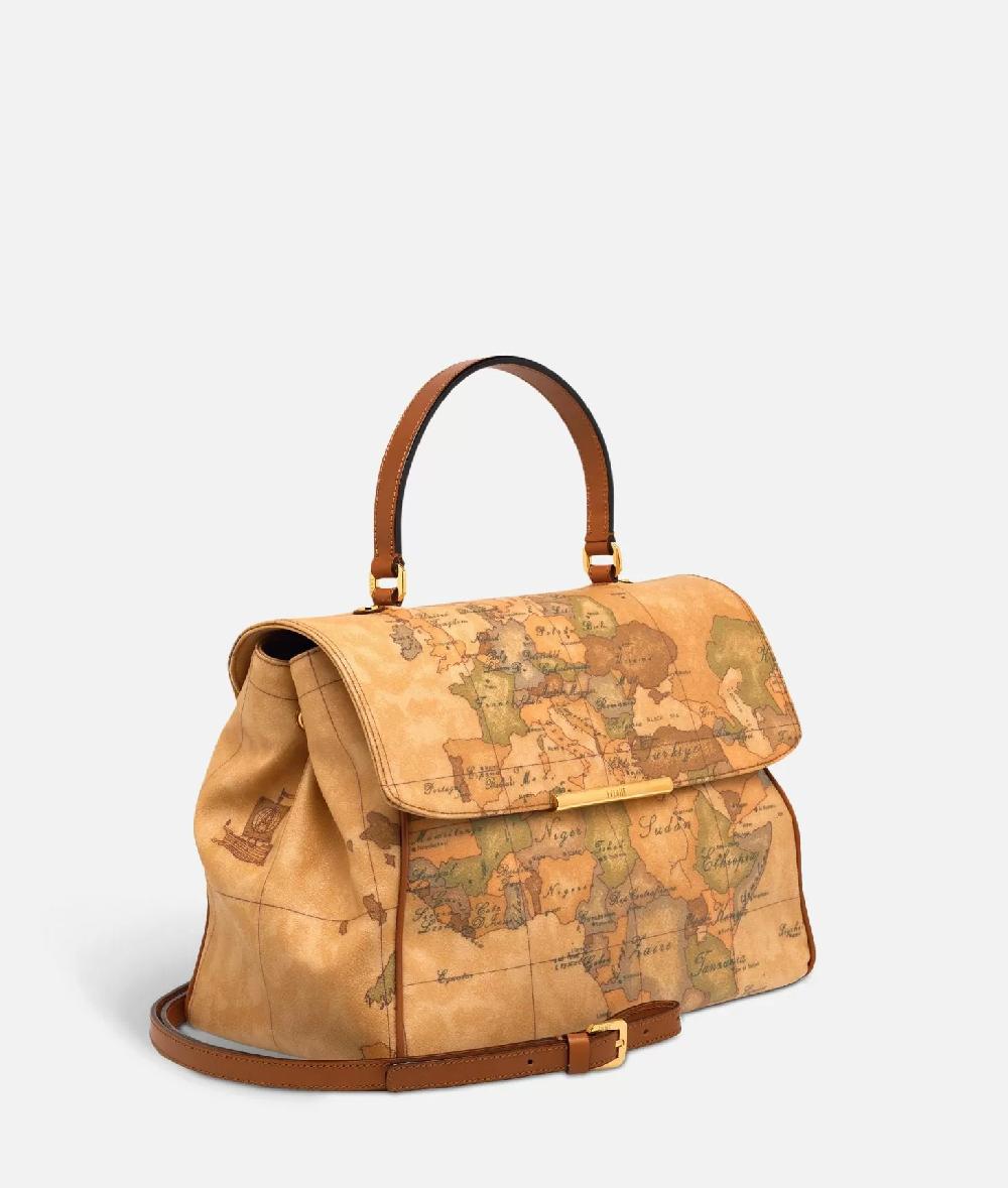 Alviero Martini 1a Classe Geo Classic Borsa Media Con Chiusura A Battente