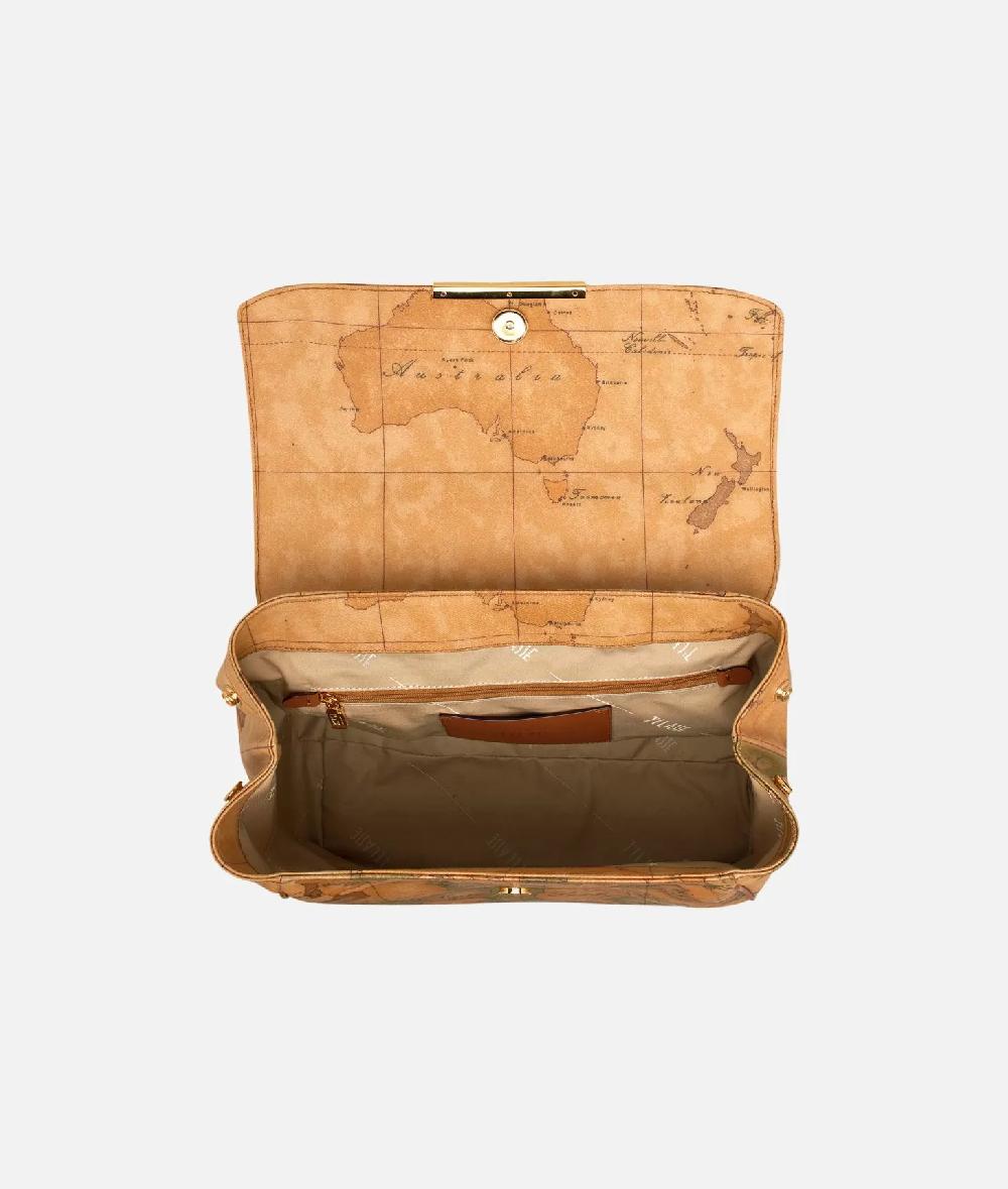 Alviero Martini 1a Classe Geo Classic Borsa Media Con Chiusura A Battente