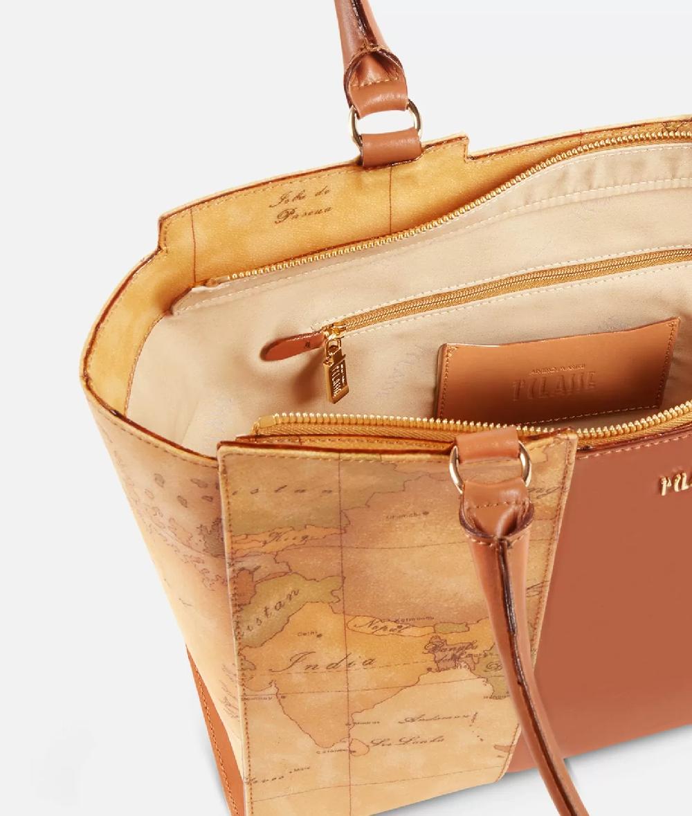 Alviero Martini 1a Classe Geo Classic Borsa Shopping Con Banda Centrale