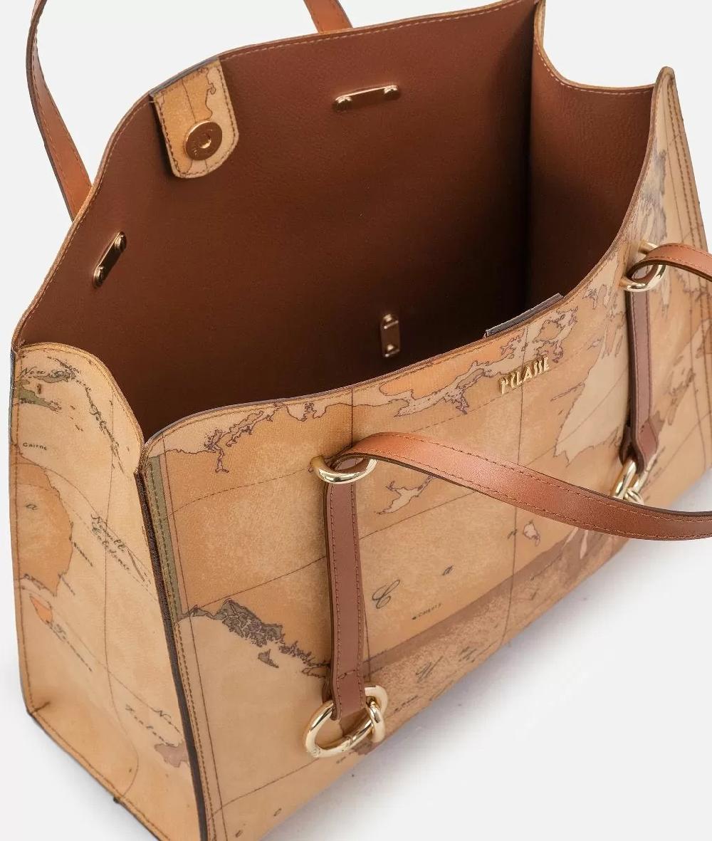 Alviero Martini 1a Classe Geo Classic Borsa Shopping Sfoderata