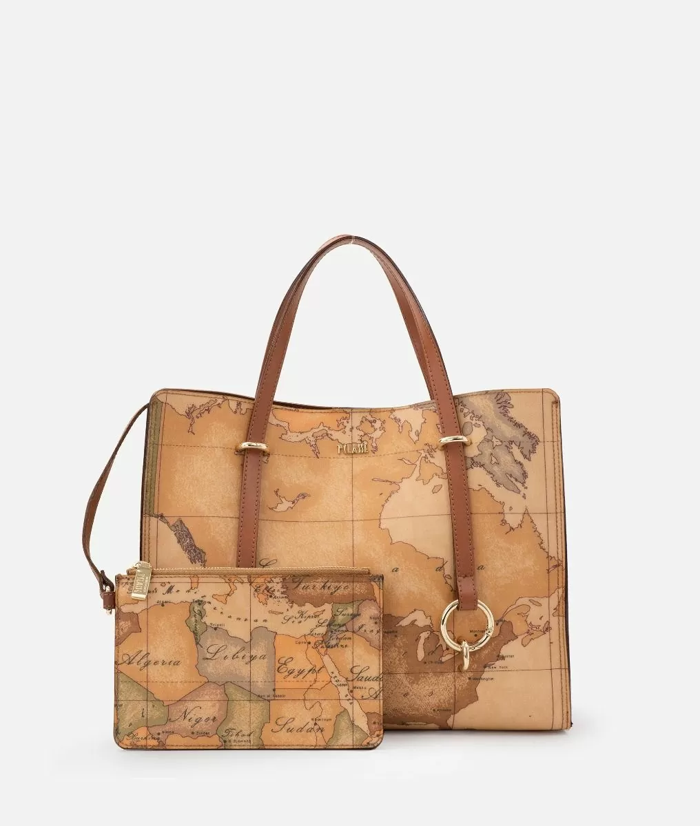 Alviero martini 1a classe Geo Classic borsa shopping sfoderata