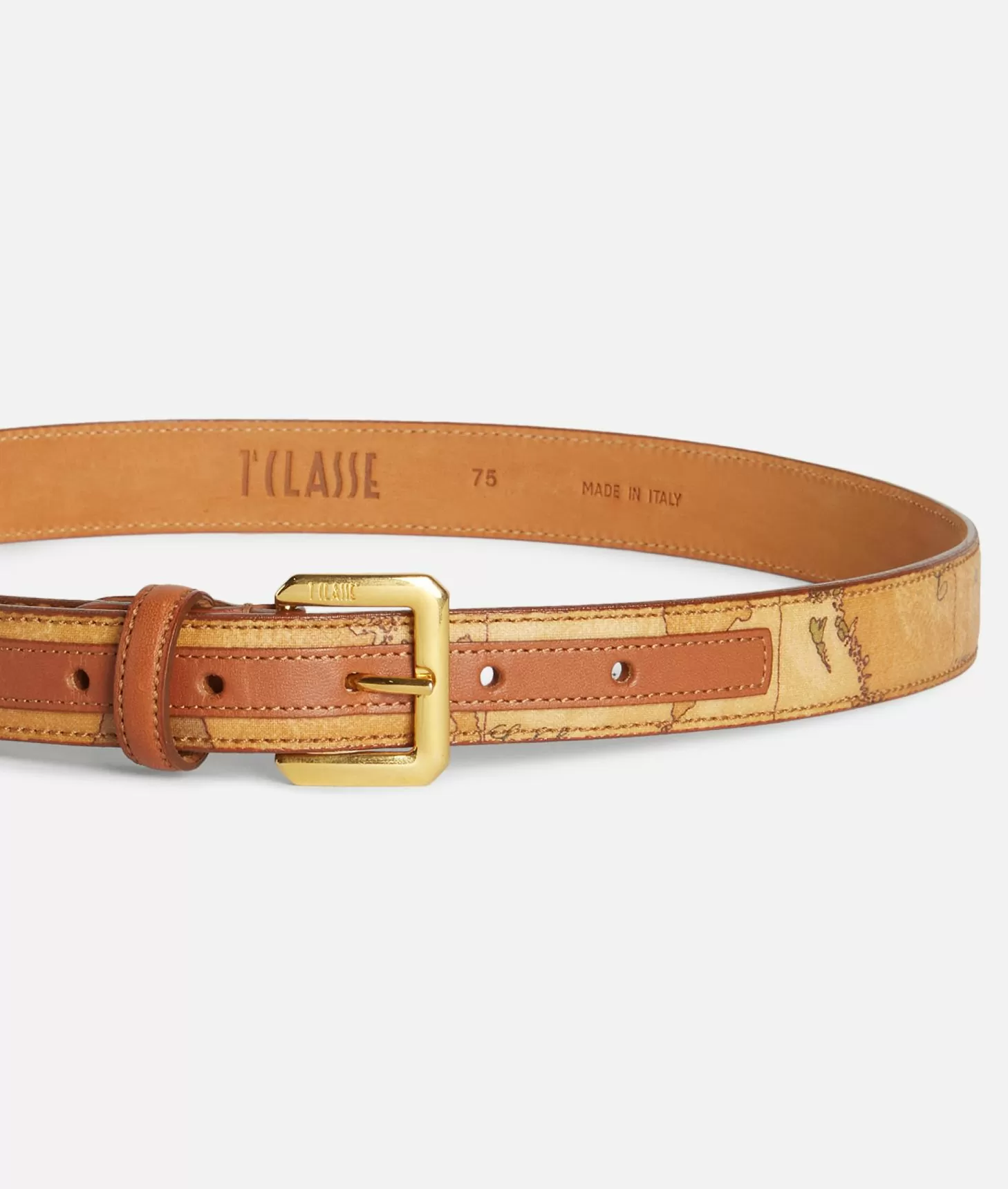 Alviero Martini 1a Classe Geo Classic Cintura Con Fibbia Metallica