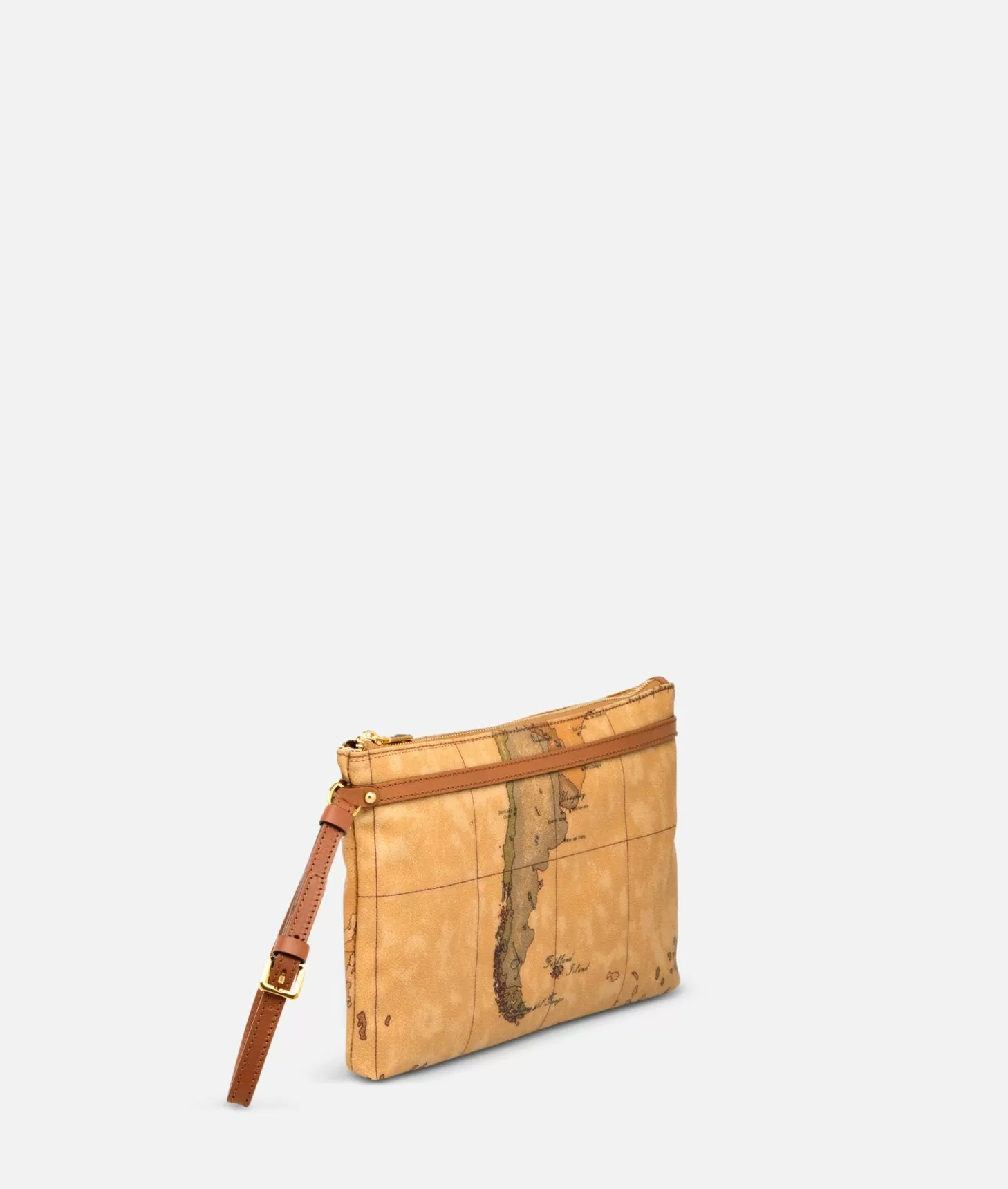 Alviero Martini 1a Classe Geo Classic Clutch Grande Con Occhiello