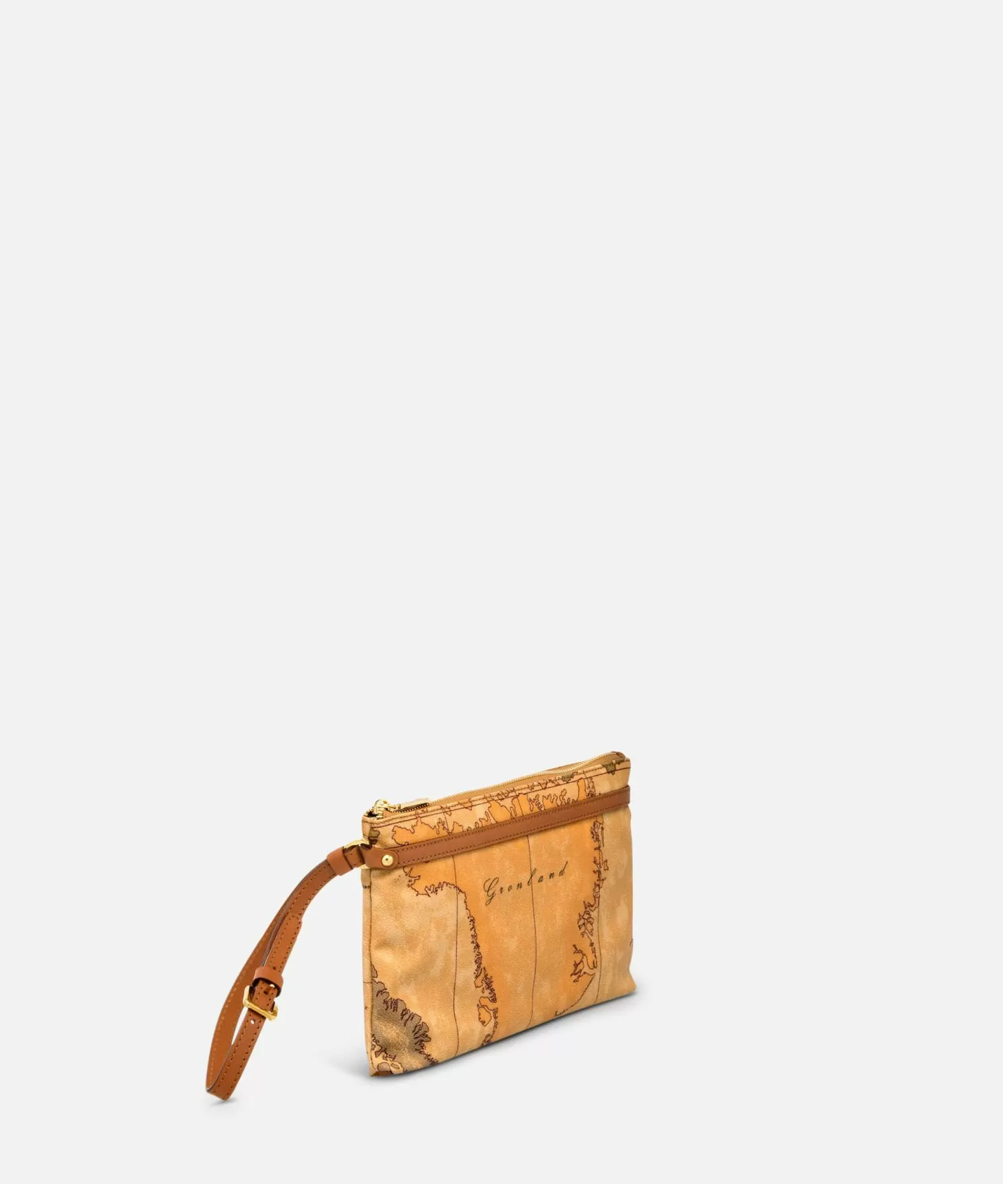 Alviero Martini 1a Classe Geo Classic Clutch Media Con Occhiello