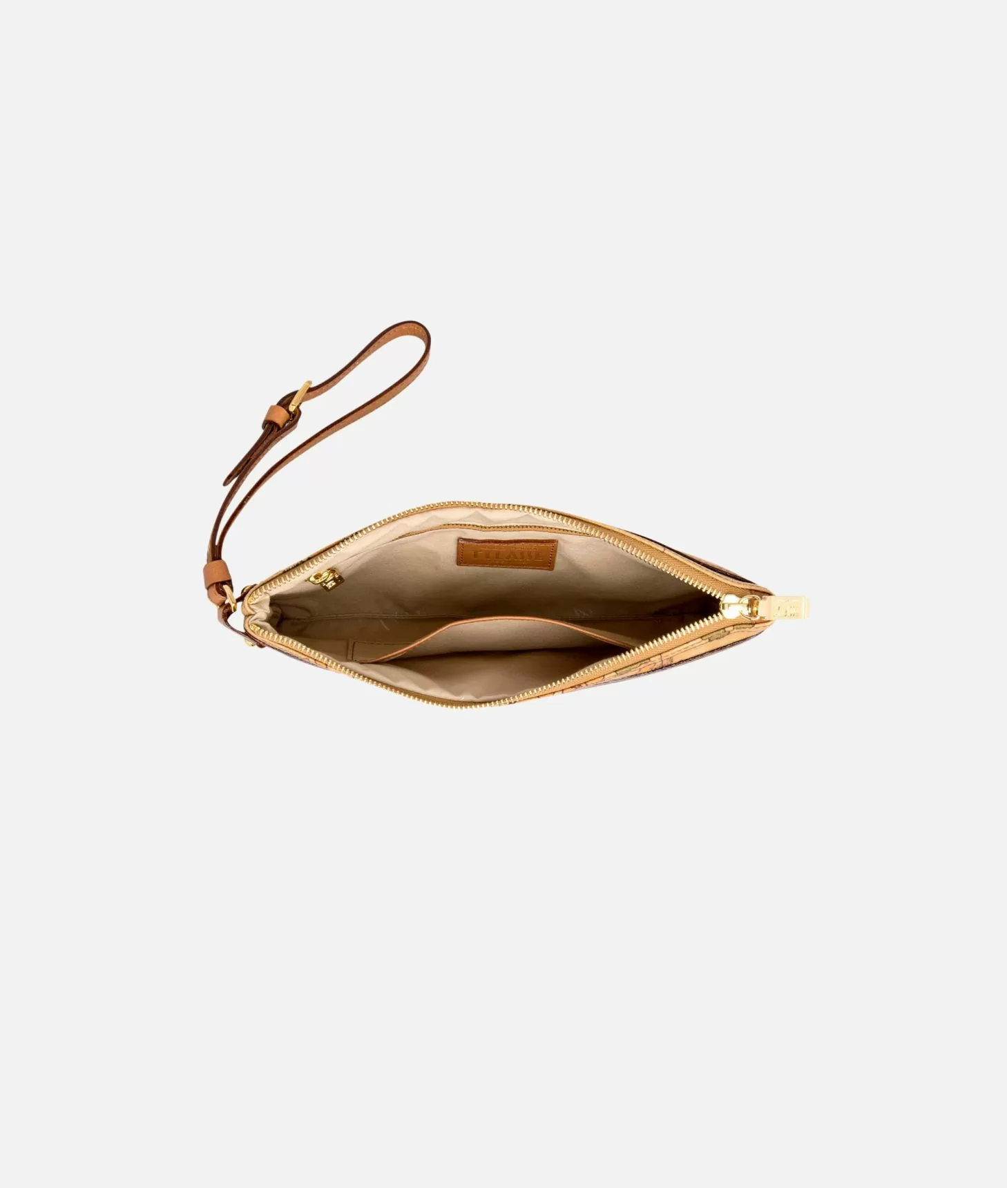 Alviero Martini 1a Classe Geo Classic Clutch Media Con Occhiello