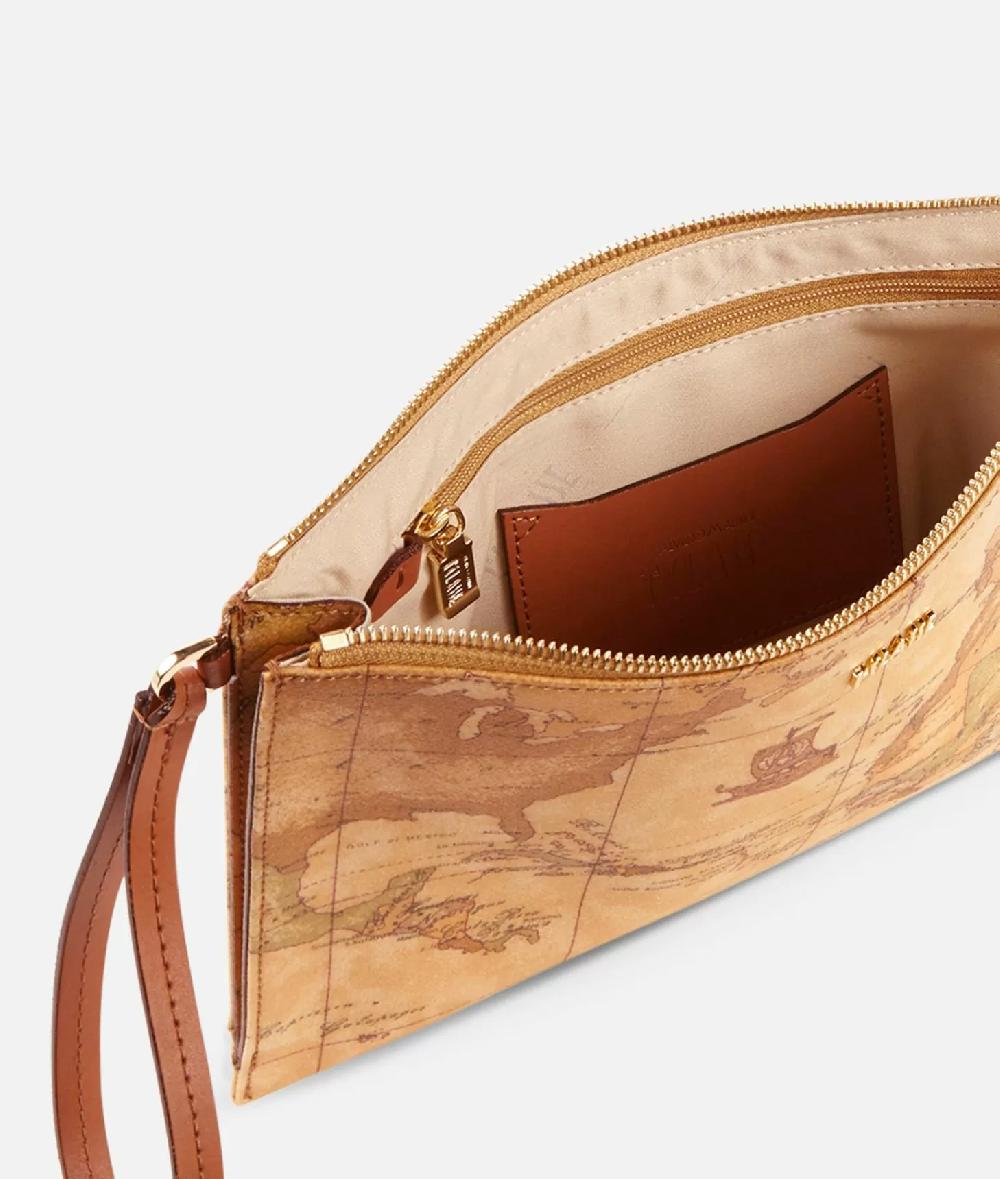 Alviero Martini 1a Classe Geo Classic Clutch Piatta Con Manichetto