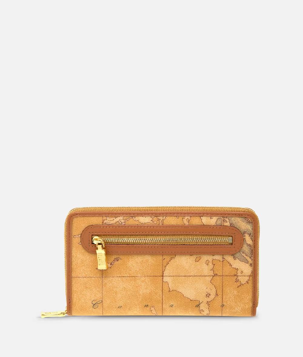 Alviero martini 1a classe Geo Classic Portafogli grande con zip e tasca