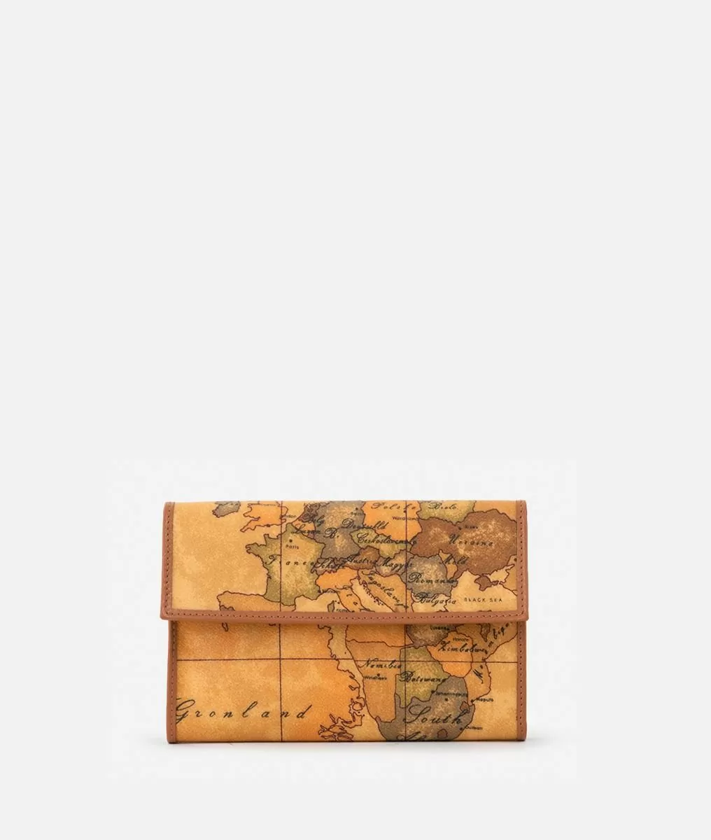 Alviero martini 1a classe Geo Classic portafoglio grande con bottone