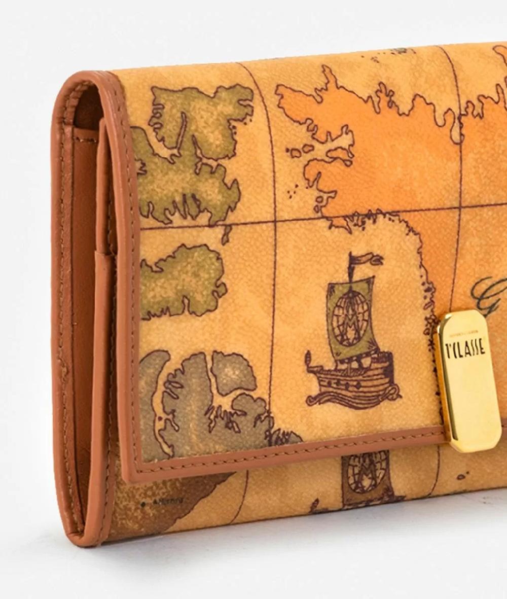 Alviero Martini 1a Classe Geo Classic Portafoglio Grande E Chiusura Con Fibbia Logata 1 AClasse