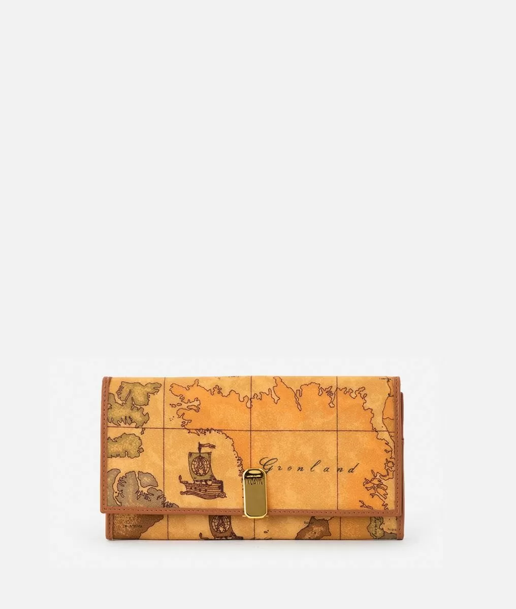 Alviero martini 1a classe Geo Classic portafoglio grande e chiusura con fibbia logata 1 AClasse