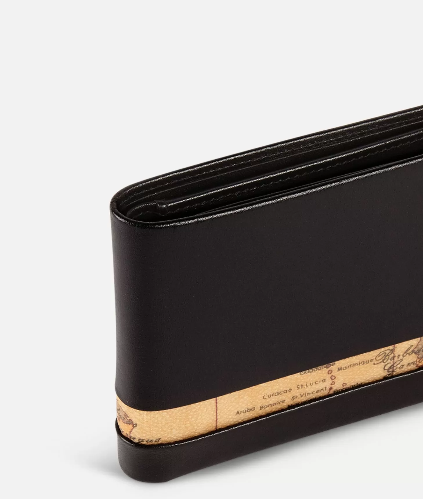 Alviero Martini 1a Classe Geo Classic Portafoglio In Pelle Da Uomo Nero