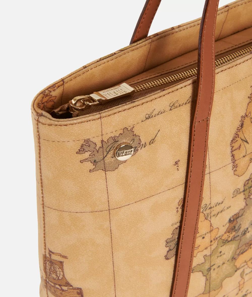 Alviero Martini 1a Classe Geo Classic Shopping Bag Con Borchiette Media