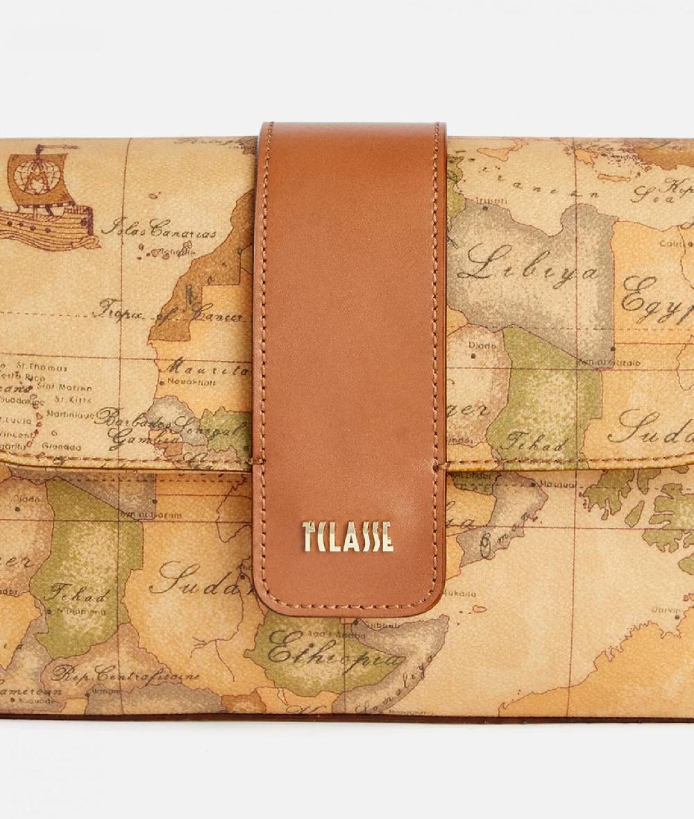 Alviero Martini 1a Classe Geo Classic Sottospalla Con Patta E Tracolla