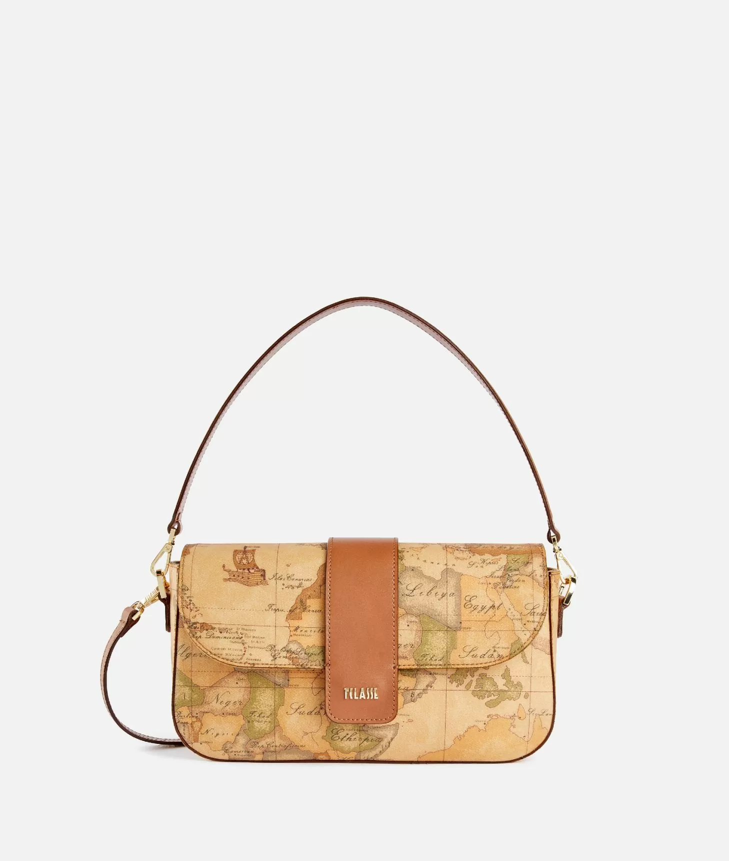 Alviero martini 1a classe Geo Classic sottospalla con patta e tracolla