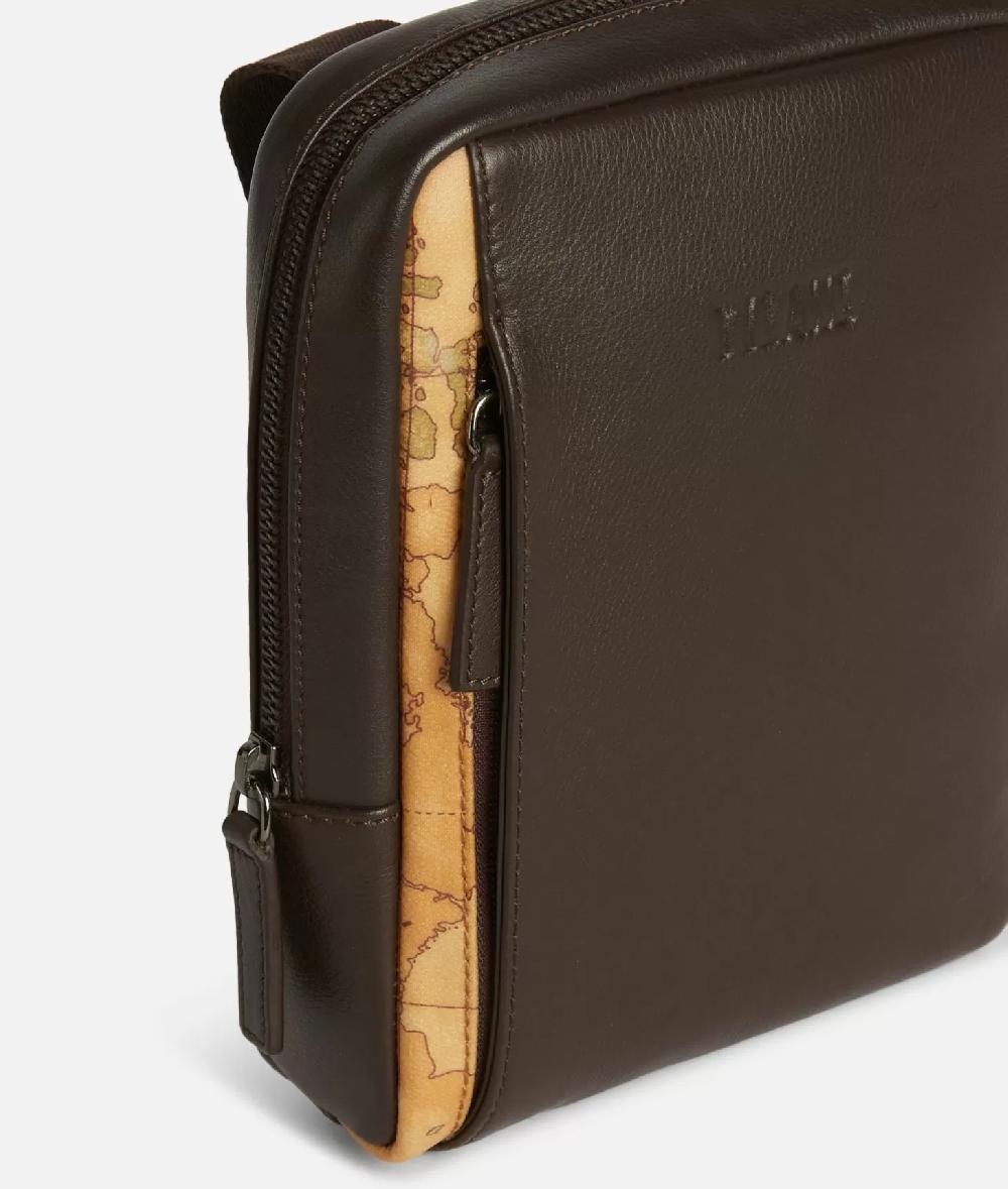 Alviero Martini 1a Classe Geo Classic Tracolla In Pelle Marrone