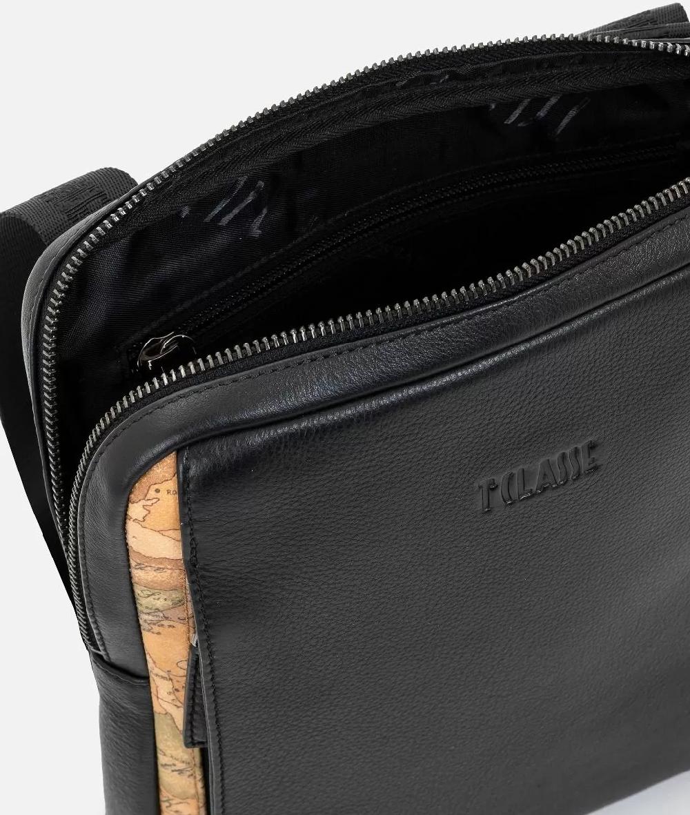 Alviero Martini 1a Classe Geo Classic Tracolla In Pelle Nera