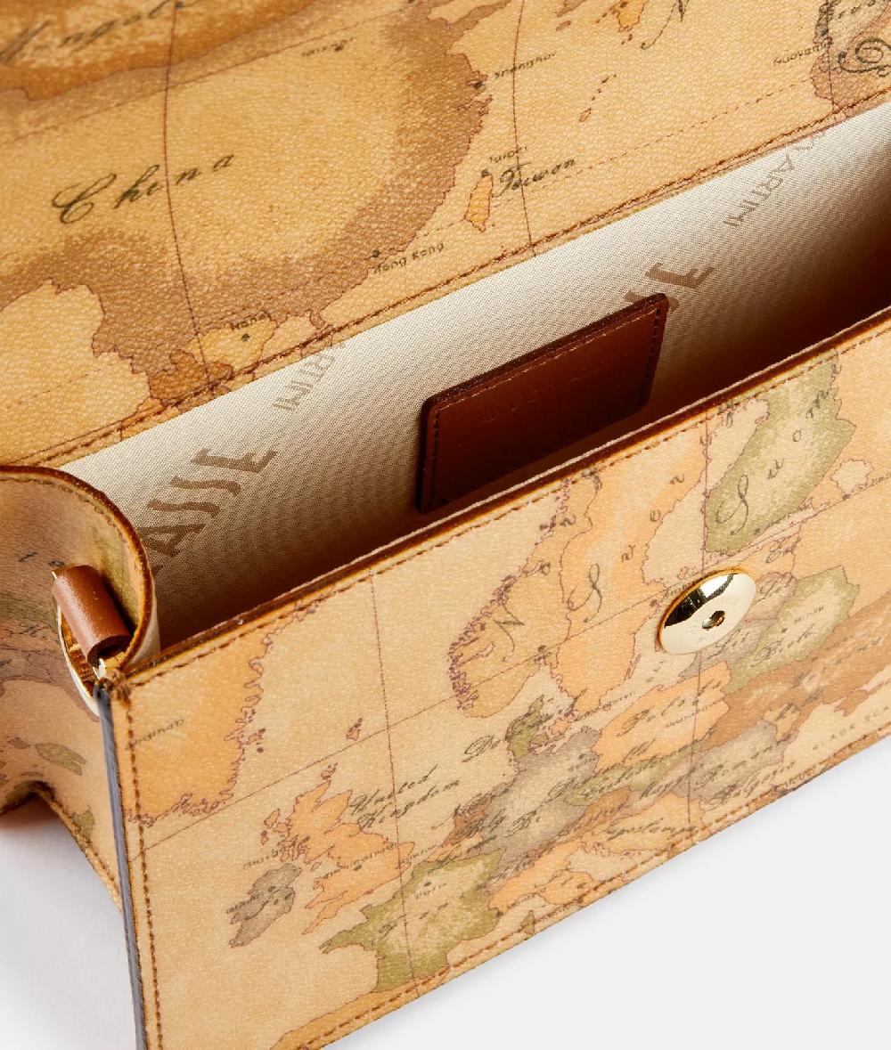 Alviero Martini 1a Classe Geo Classic Tracollina Con Patta E Logo 1C