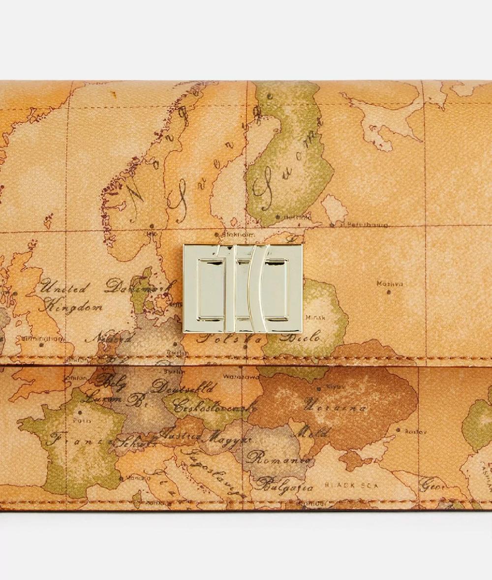 Alviero Martini 1a Classe Geo Classic Tracollina Con Patta E Logo 1C