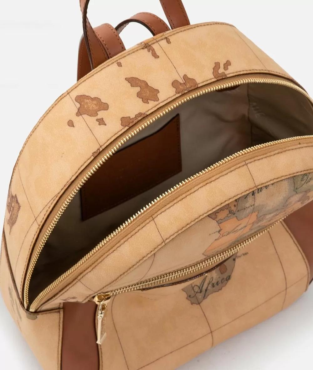 Alviero Martini 1a Classe Geo Classic Zaino Con Inserti Frontali In Pelle