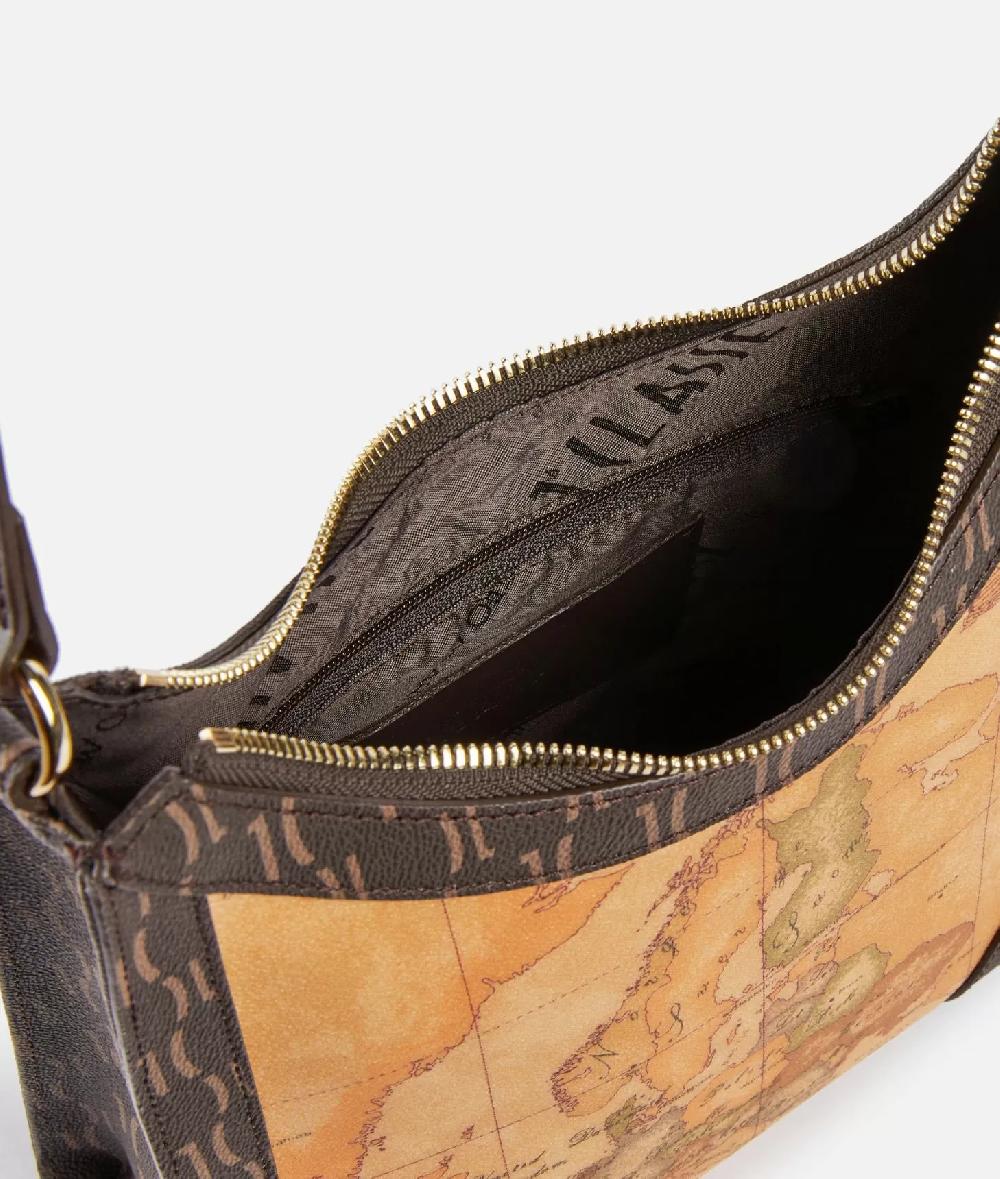 Alviero Martini 1a Classe Geo Iconic Mix Borsa Sottospalla Cioccolato