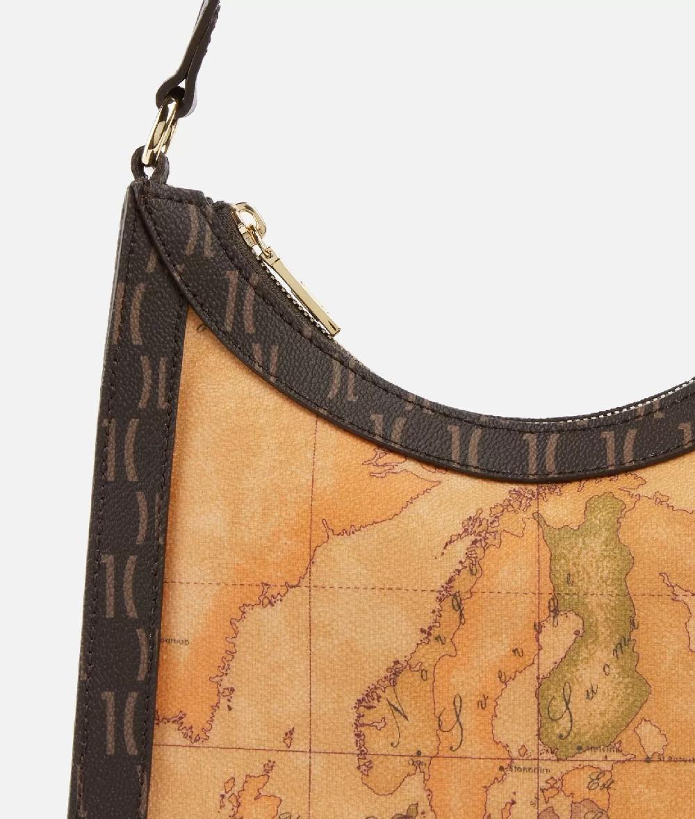 Alviero Martini 1a Classe Geo Iconic Mix Borsa Sottospalla Cioccolato