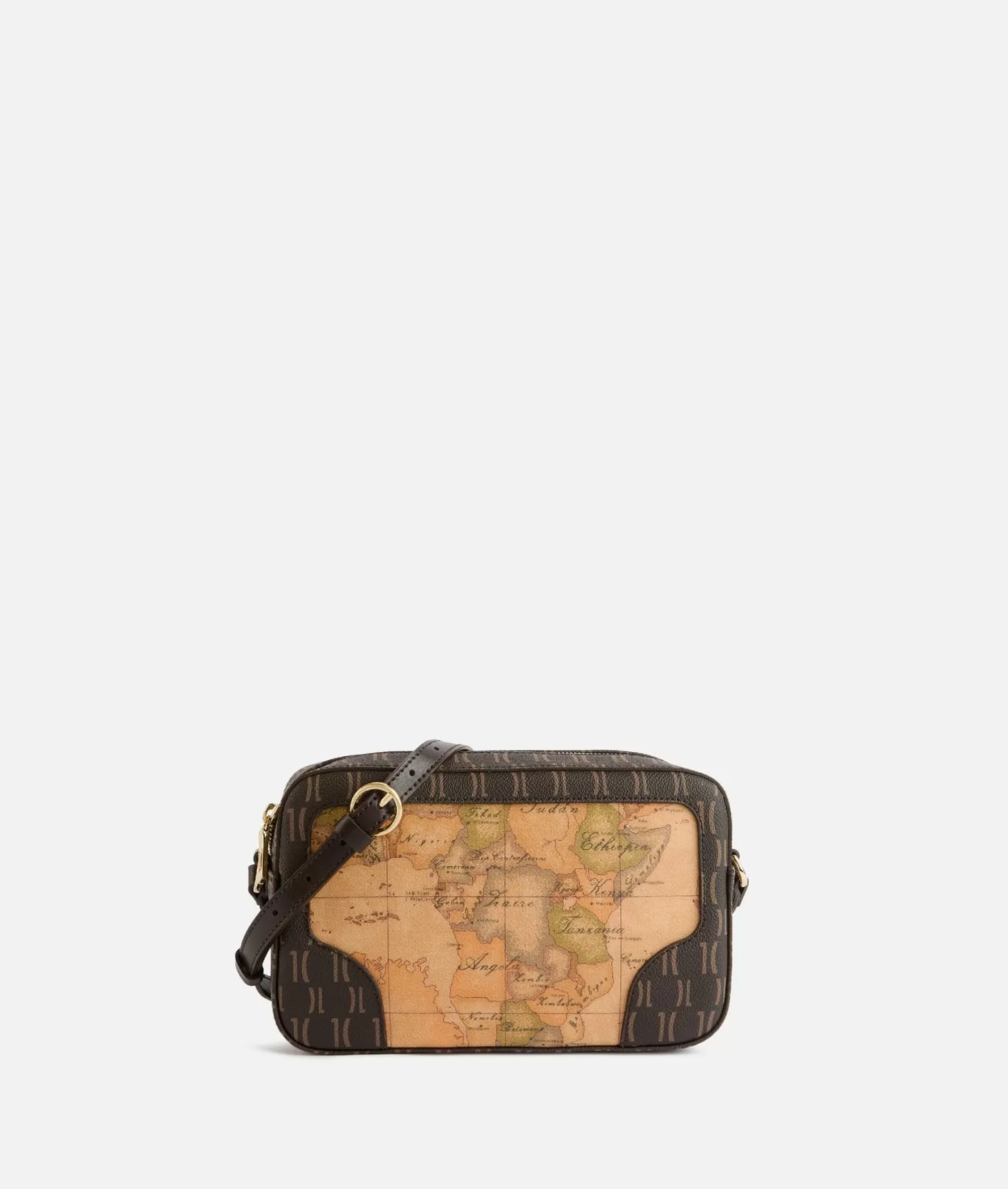 Alviero martini 1a classe Geo Iconic Mix tracollina reporter Cioccolato