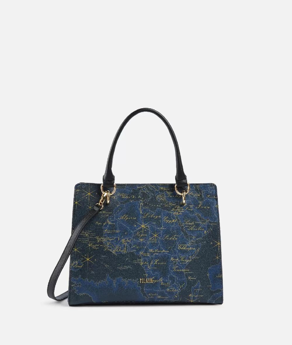 Alviero martini 1a classe Geo Midnight borsa a mano con tracolla Blu Notte