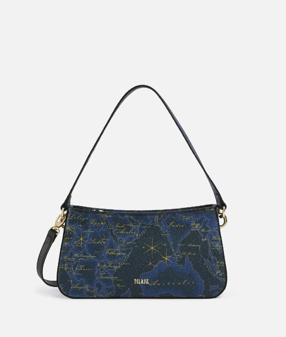 Alviero martini 1a classe Geo Midnight sottospalla con tracolla Blu Notte