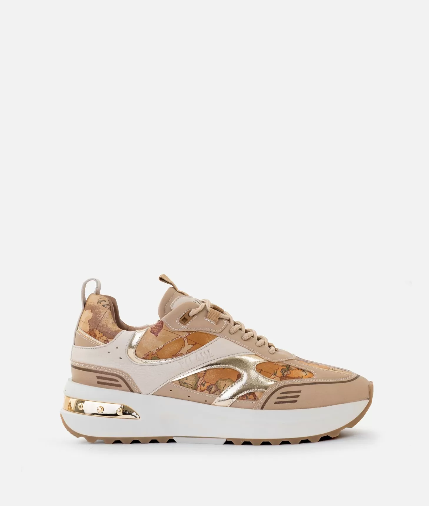 Alviero martini 1a classe Geo Road Buenos Aires sneakers in eco nappa Naturali