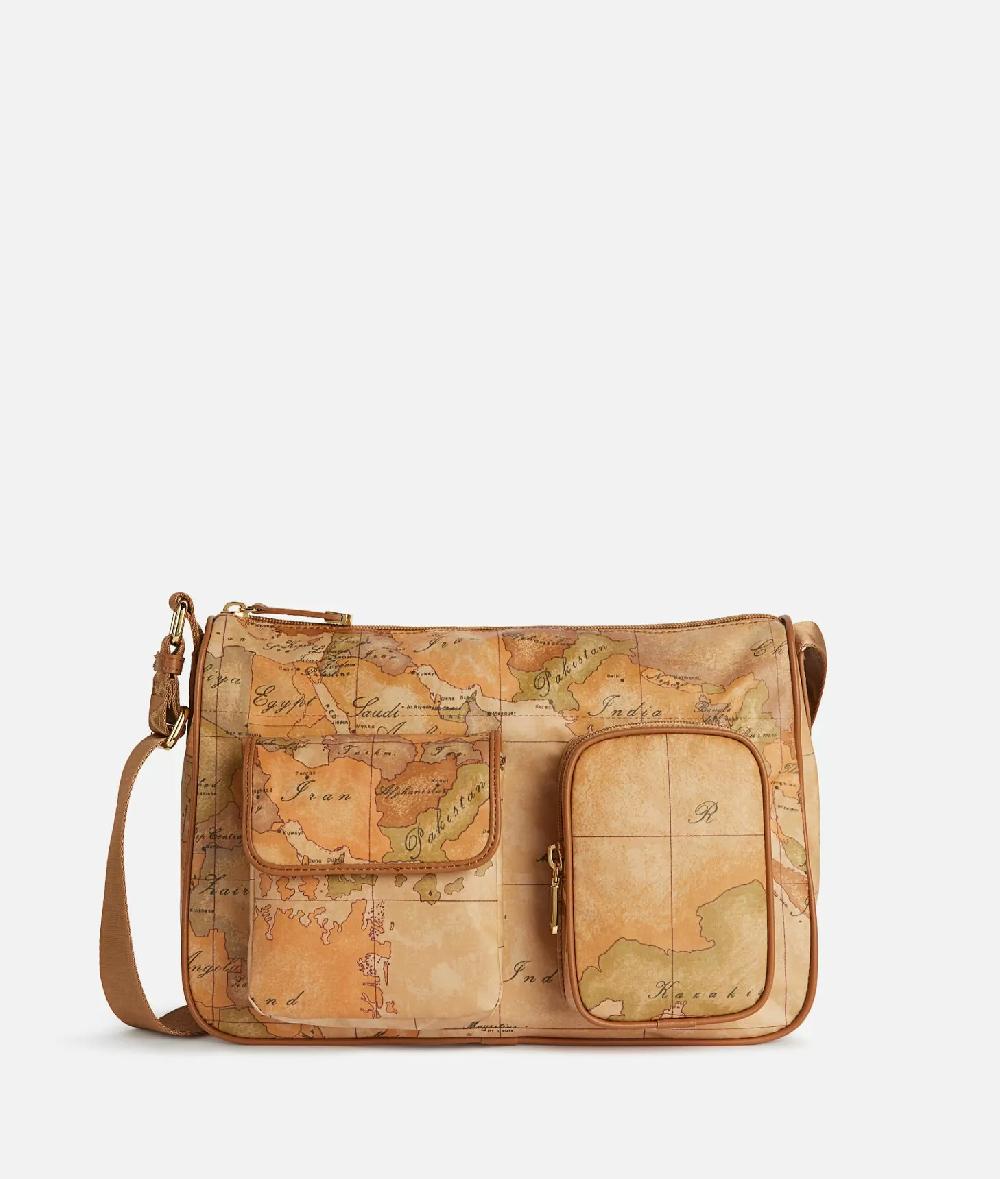 Alviero martini 1a classe Geo Soft borsa a tracolla con tasche Alviero martini 1a classe Geo Soft borsa a tracolla con tasche