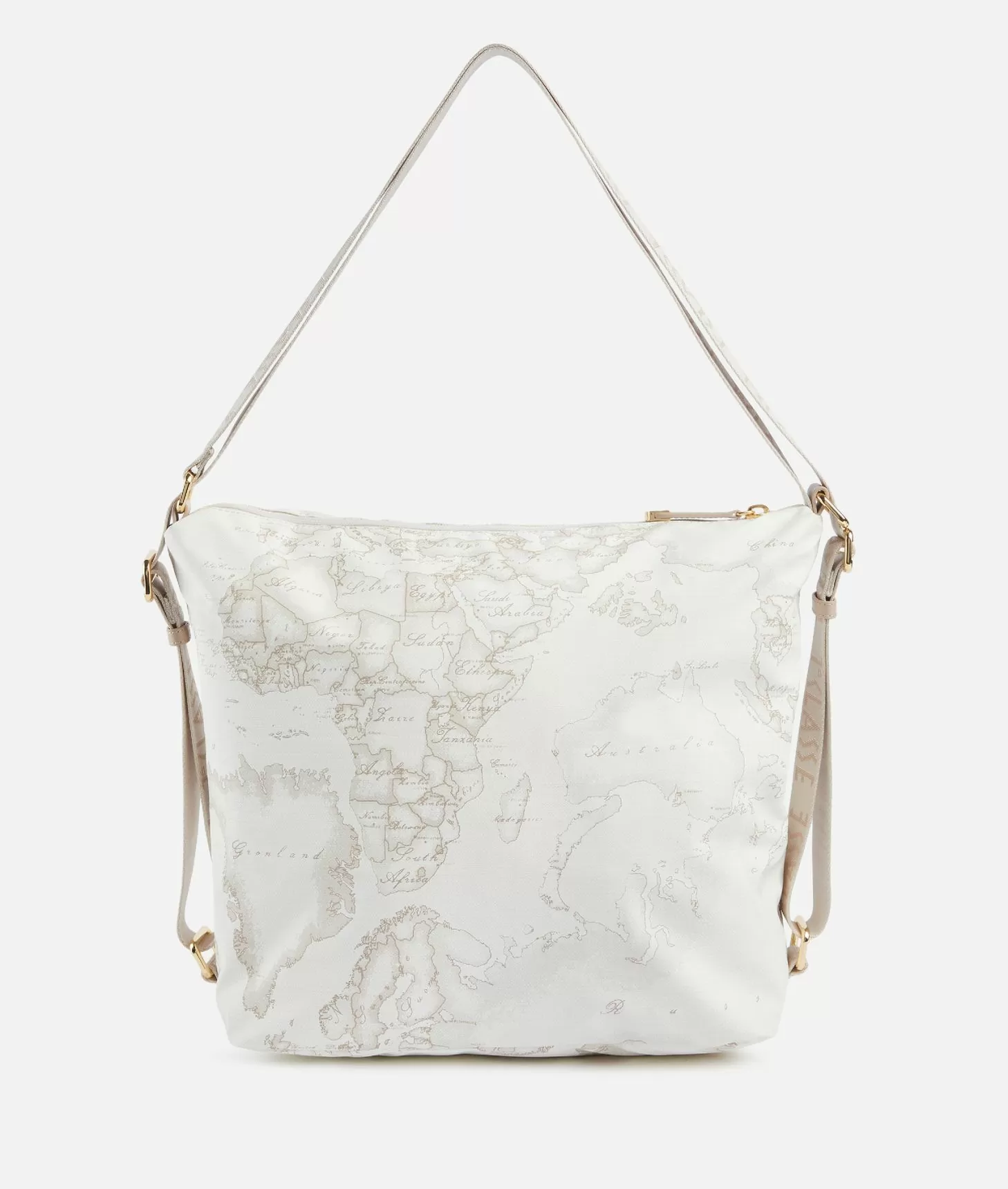 Alviero Martini 1a Classe Geo Soft White Borsa Hobo Doppia Portabilità