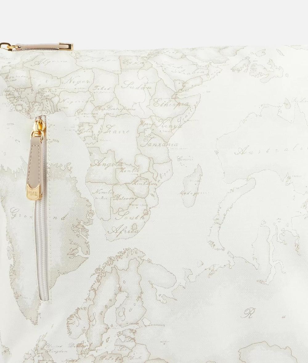 Alviero Martini 1a Classe Geo Soft White Borsa Hobo Doppia Portabilità