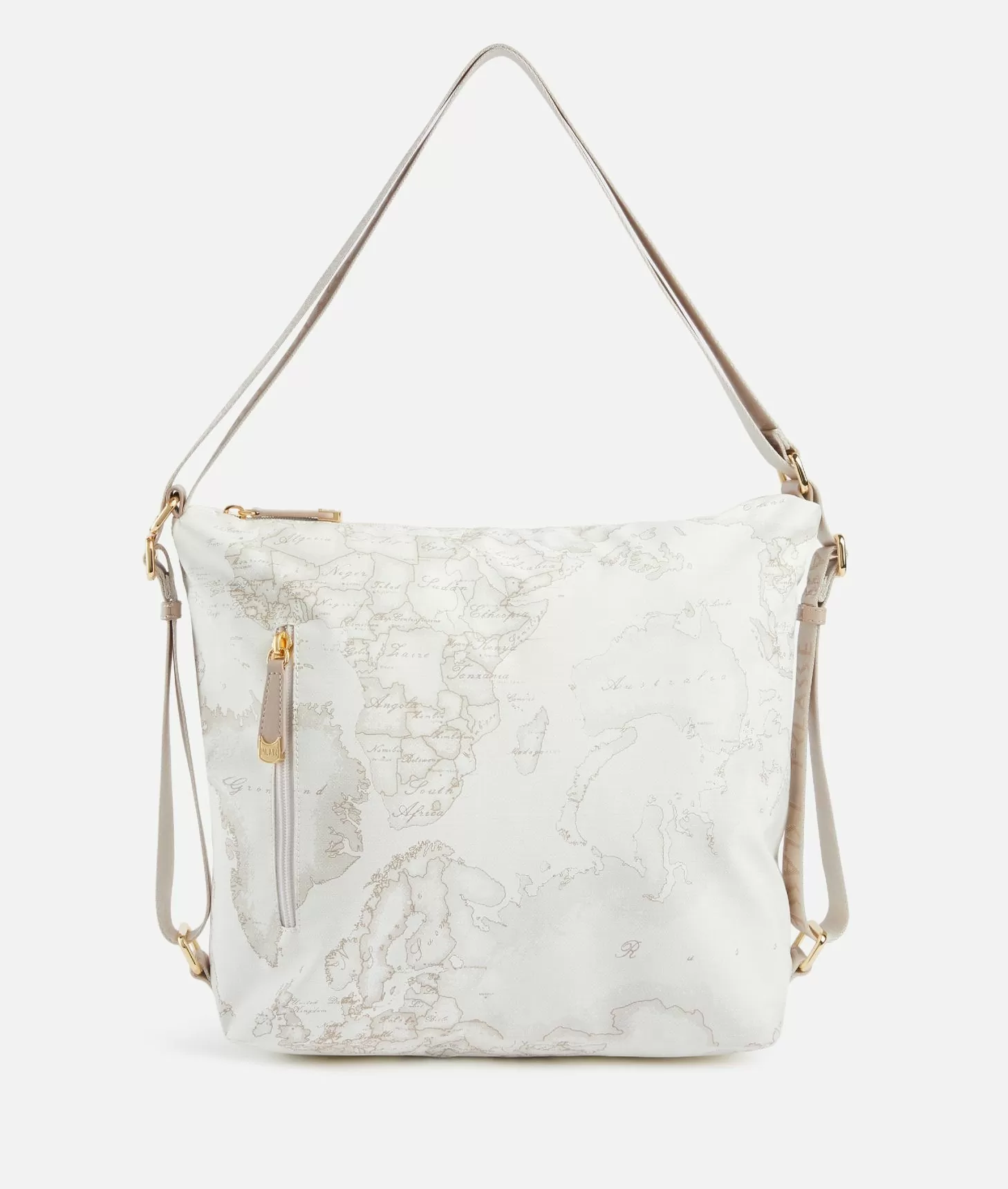 Alviero martini 1a classe Geo Soft White borsa hobo doppia portabilità