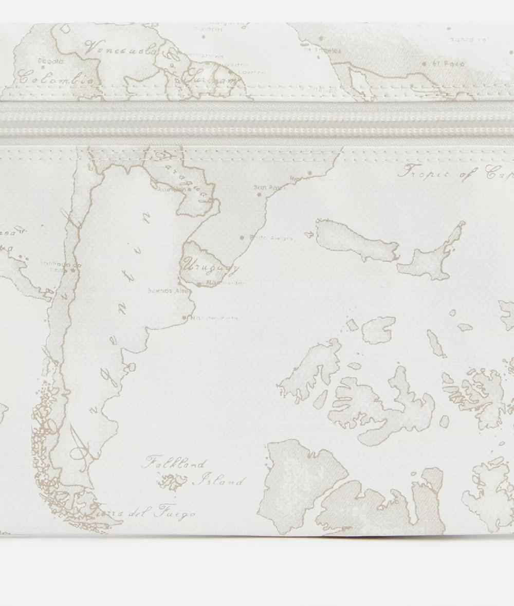 Alviero Martini 1a Classe Geo Soft White Bustina Grande Rettangolare