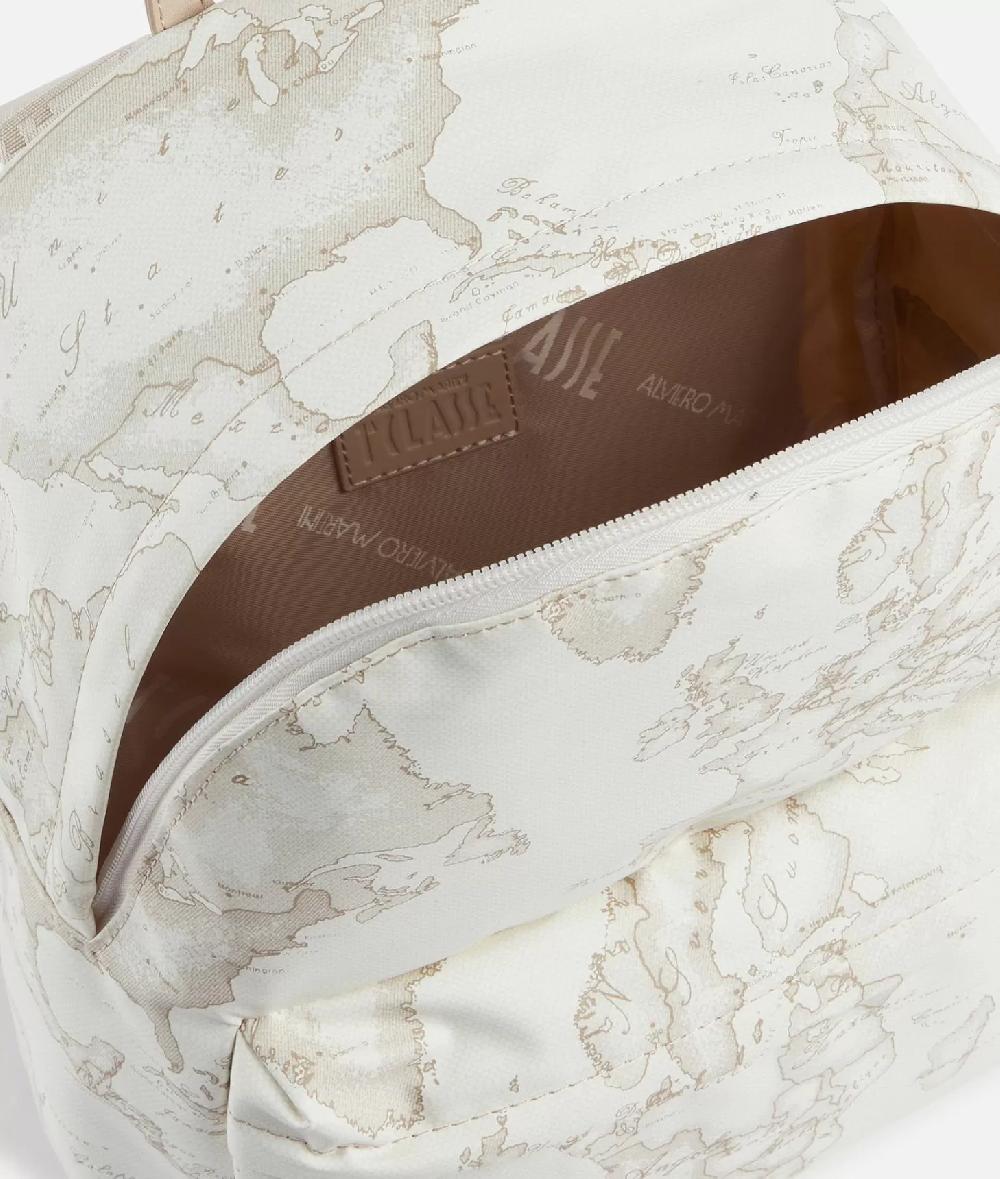 Alviero Martini 1a Classe Geo Soft White Zaino Ziparound