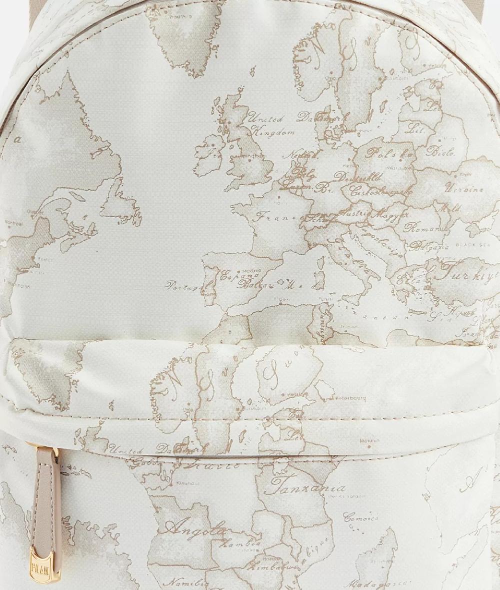 Alviero Martini 1a Classe Geo Soft White Zaino Ziparound