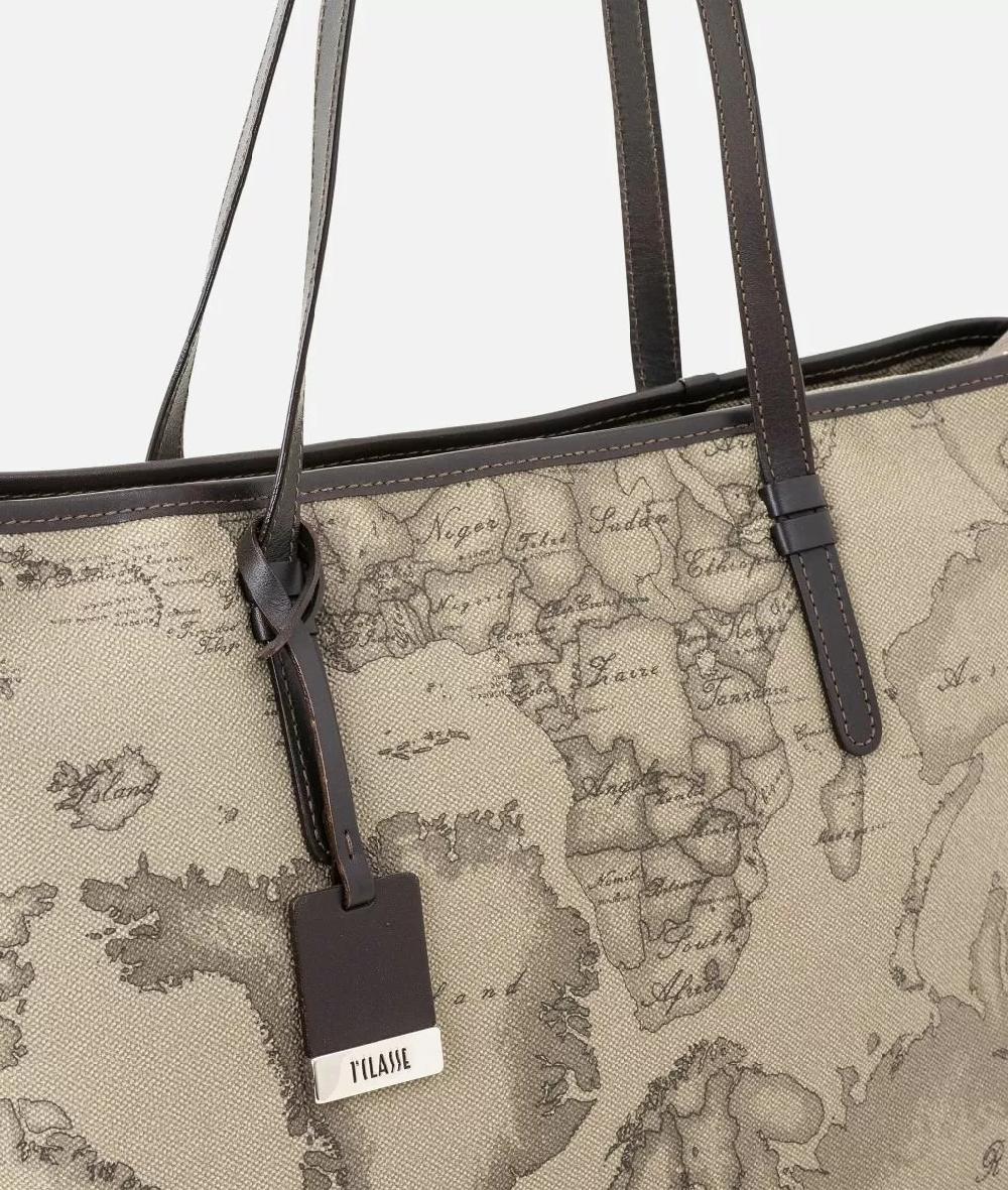 Alviero Martini 1a Classe Geo Tortora Borsa Shopping Grande