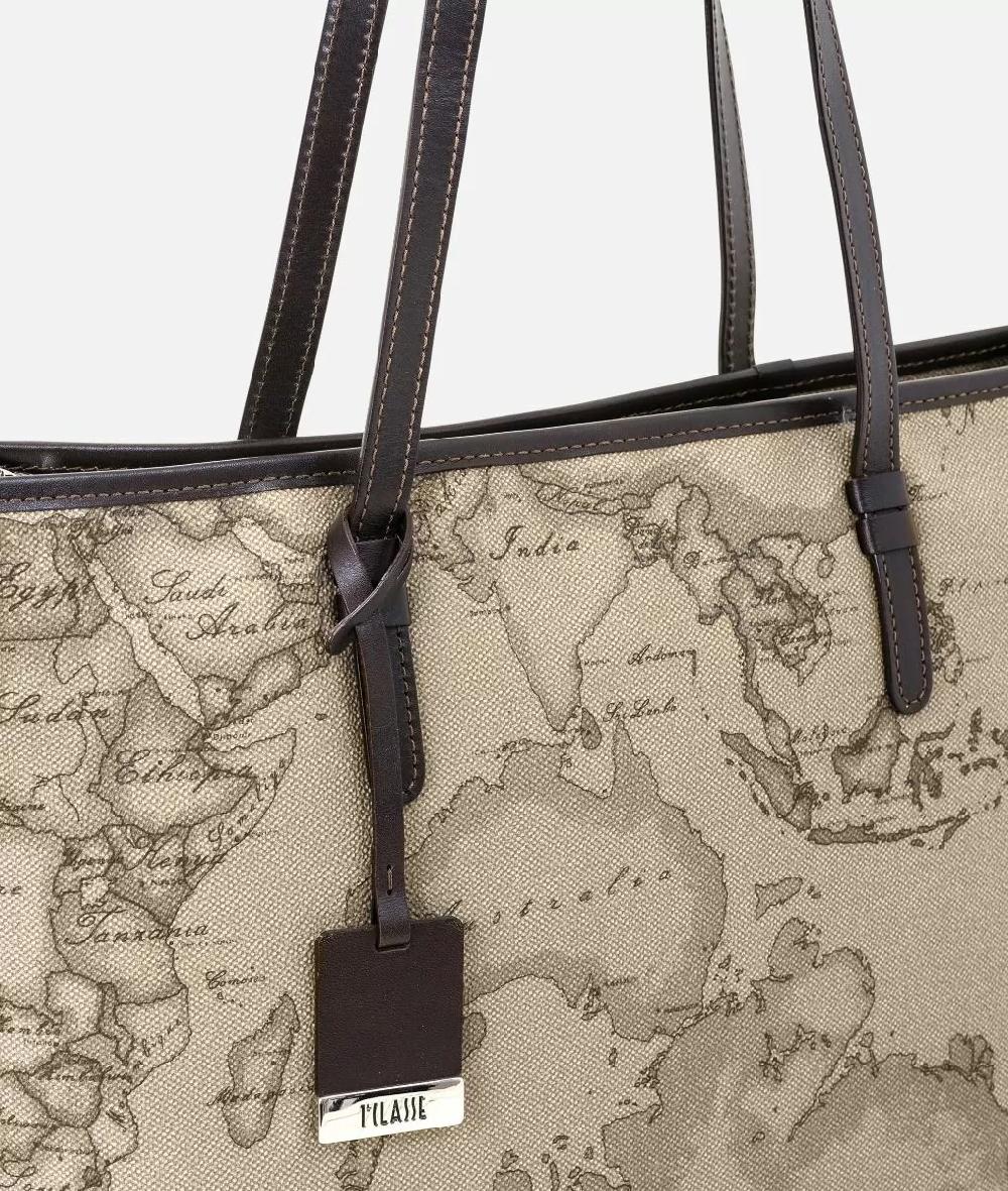 Alviero Martini 1a Classe Geo Tortora Borsa Shopping Media