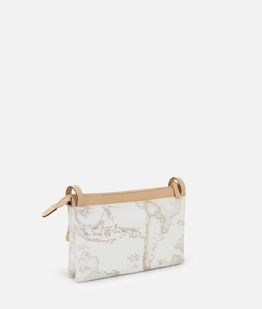 Alviero Martini 1a Classe Geo White Borsa A Tracolla Media