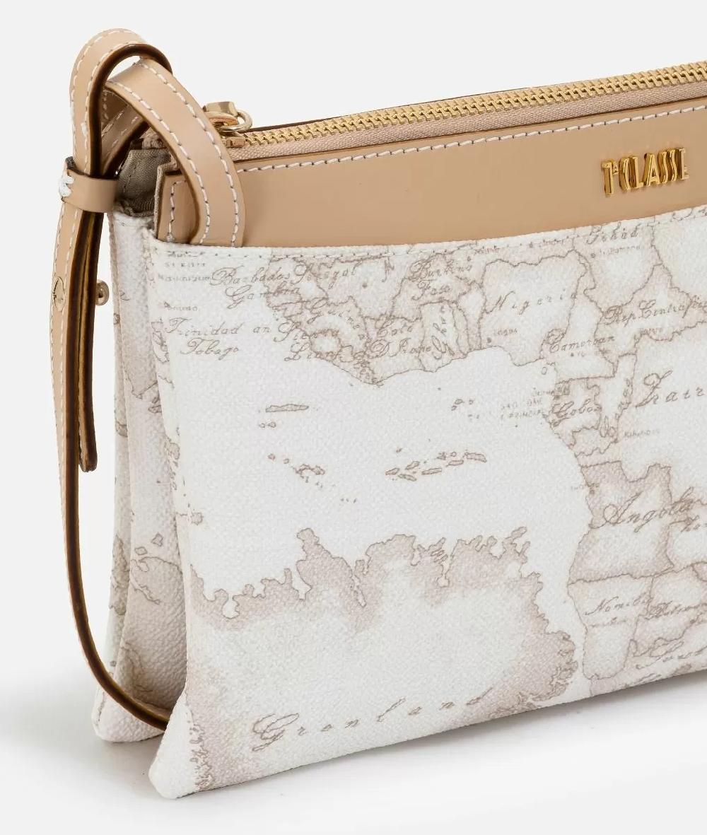 Alviero Martini 1a Classe Geo White Borsa A Tracolla Media