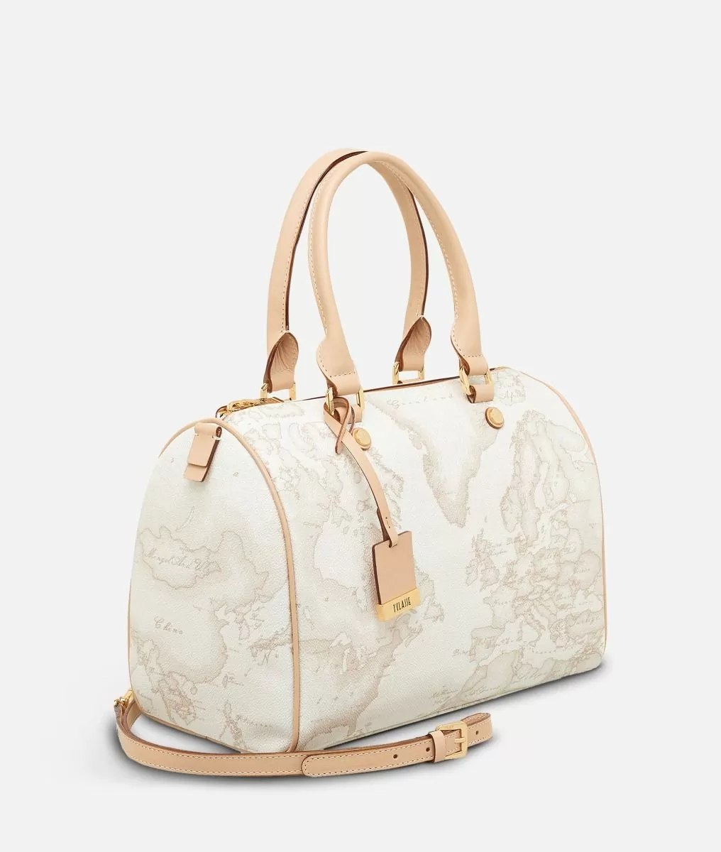 Alviero Martini 1a Classe Geo White Borsa Media A Bauletto