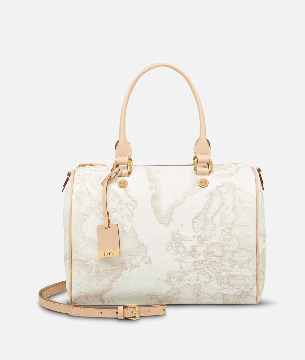 Alviero martini 1a classe Geo White Borsa media a bauletto