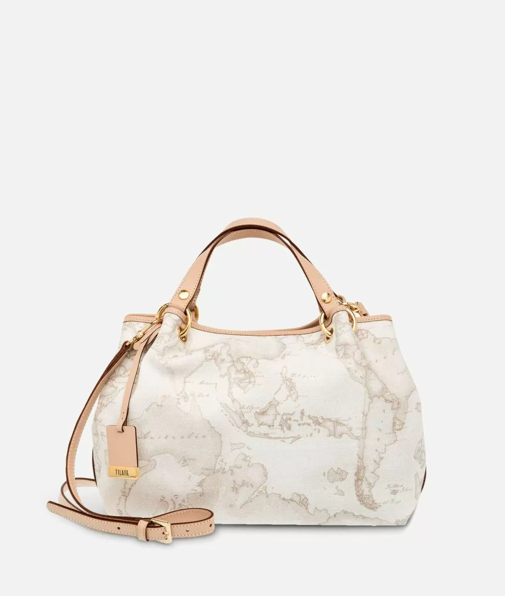 Alviero martini 1a classe Geo White Borsa media a mano